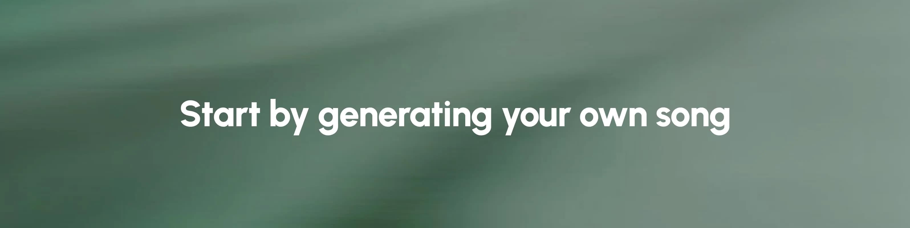 AI Song feature banner showing music creation tools
