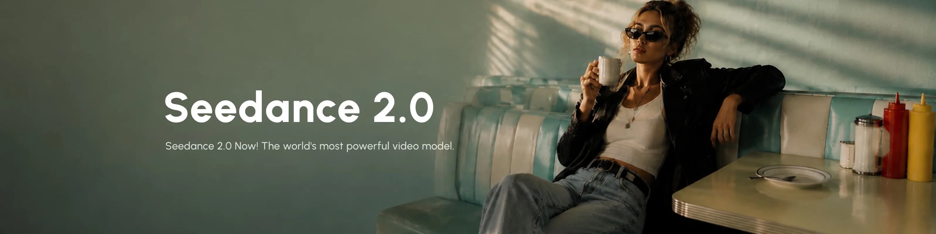 Seedance 2.0 AI video feature banner showing cinematic video generation