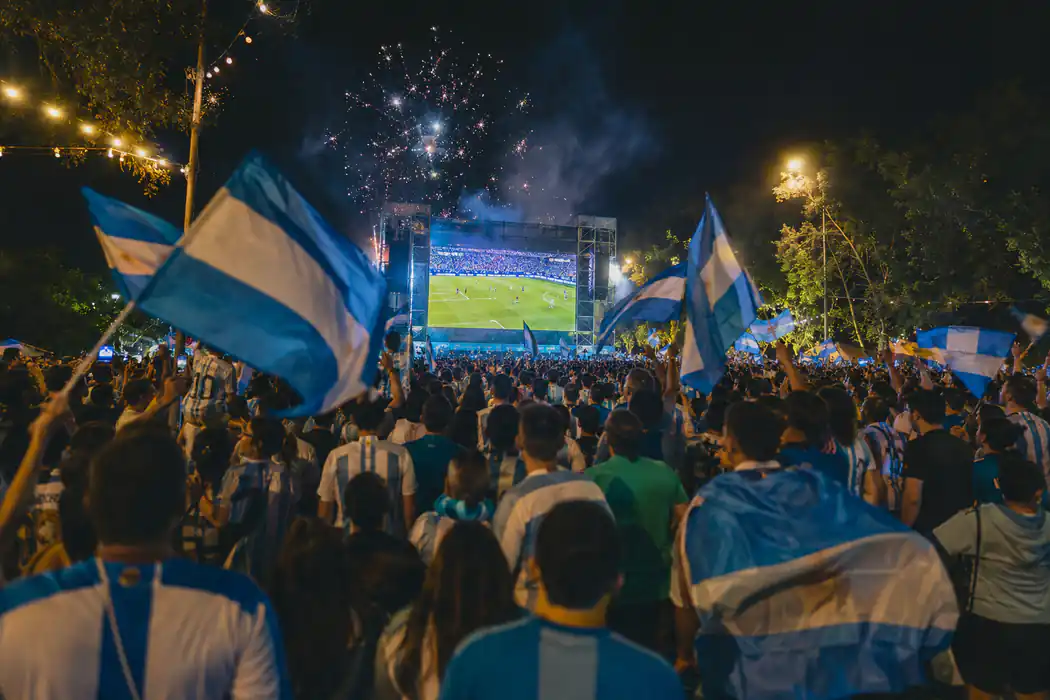 Argentina prompt example - Fan Zone Night Party