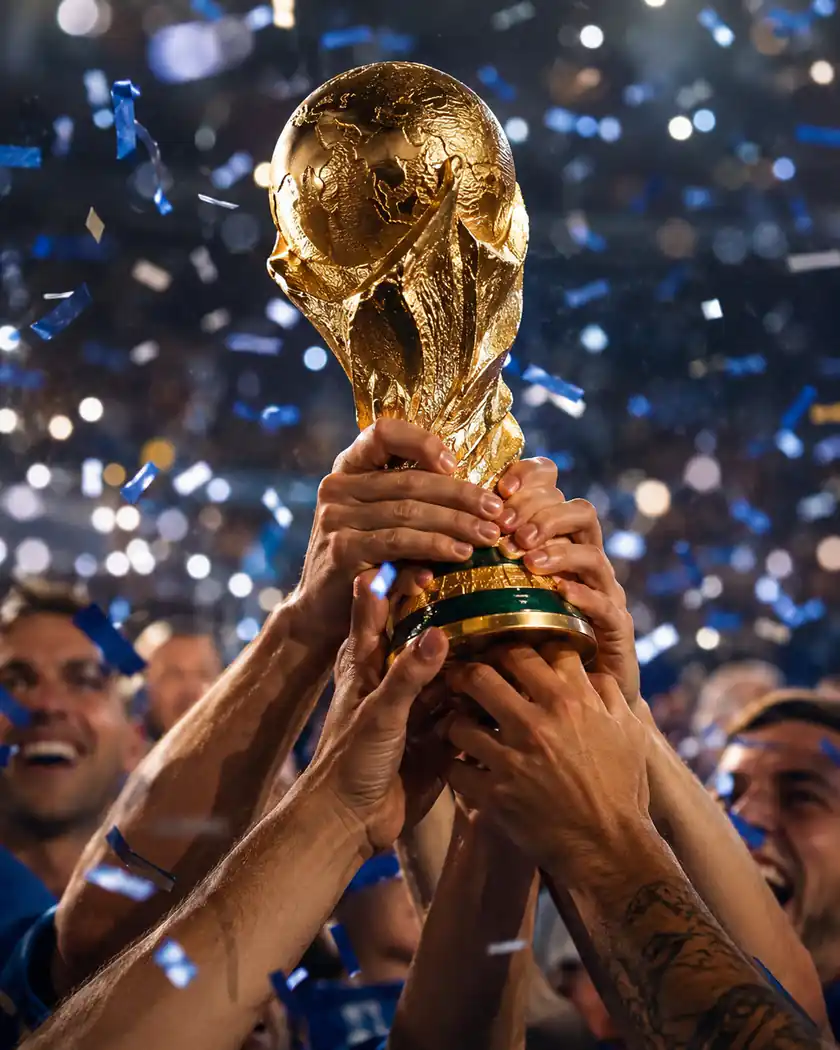 Argentina prompt example - Golden Trophy Moment