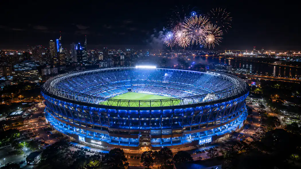 Argentina prompt example - Desktop Wallpaper Stadium Night