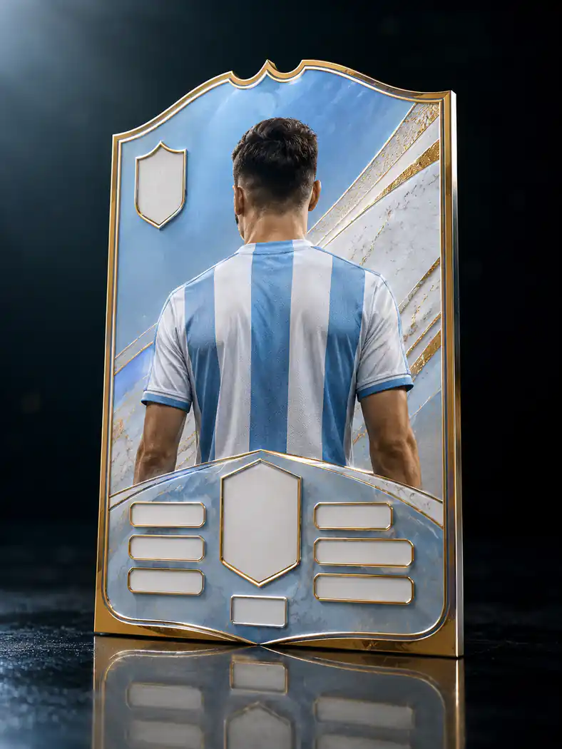 Argentina prompt example - Player Card Template