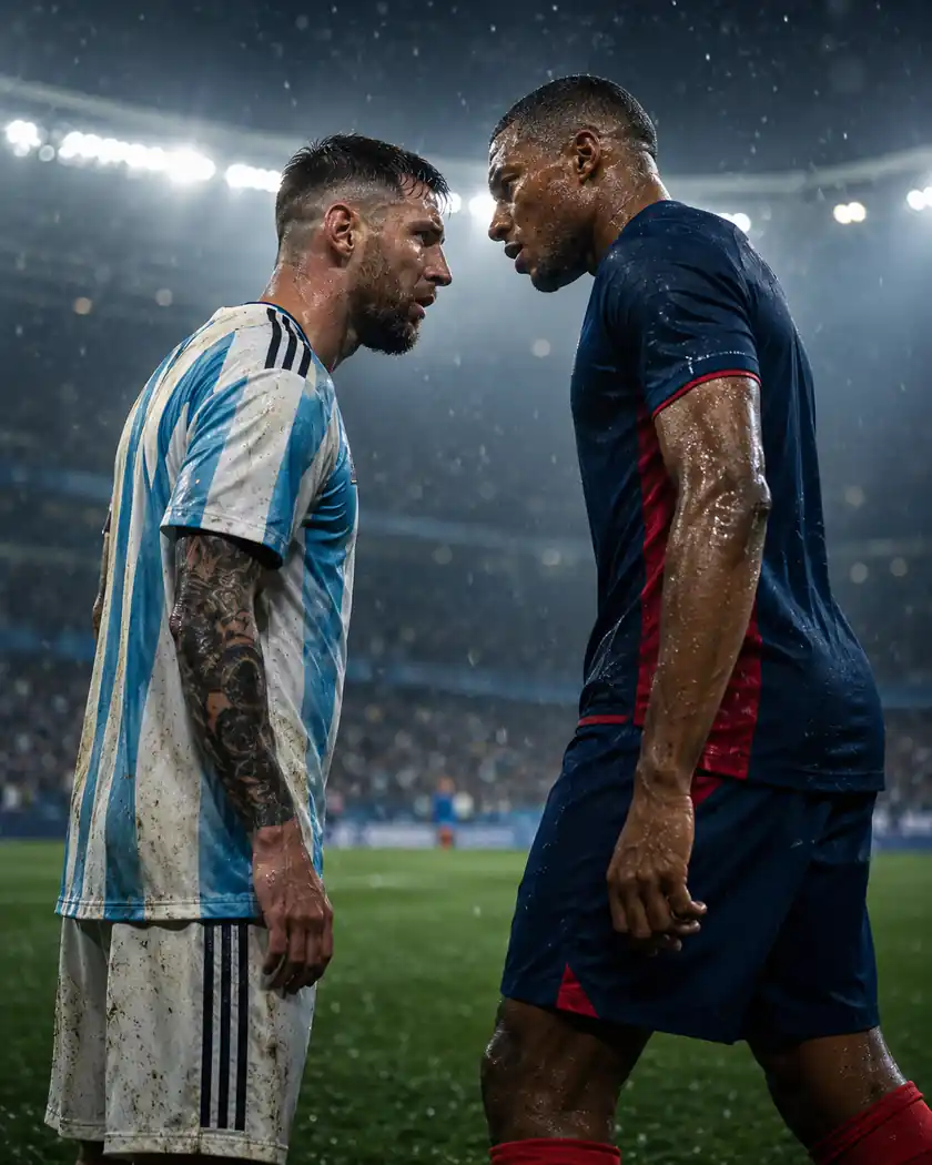 Argentina prompt example - Rivalry VS Poster