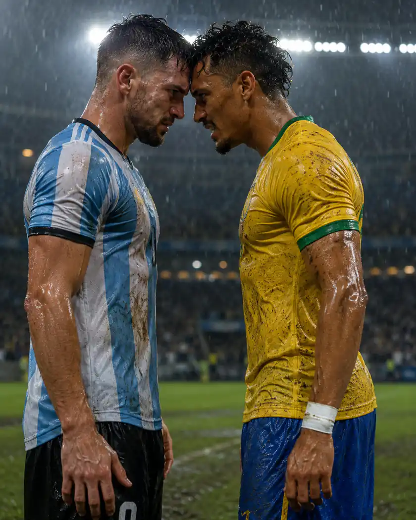 Argentina prompt example - Argentina vs Brazil Inspired Rivalry