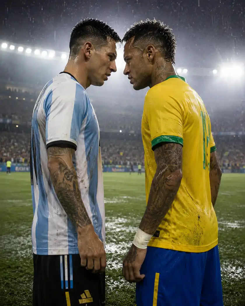 Argentina prompt example - Argentina vs France Inspired Rematch