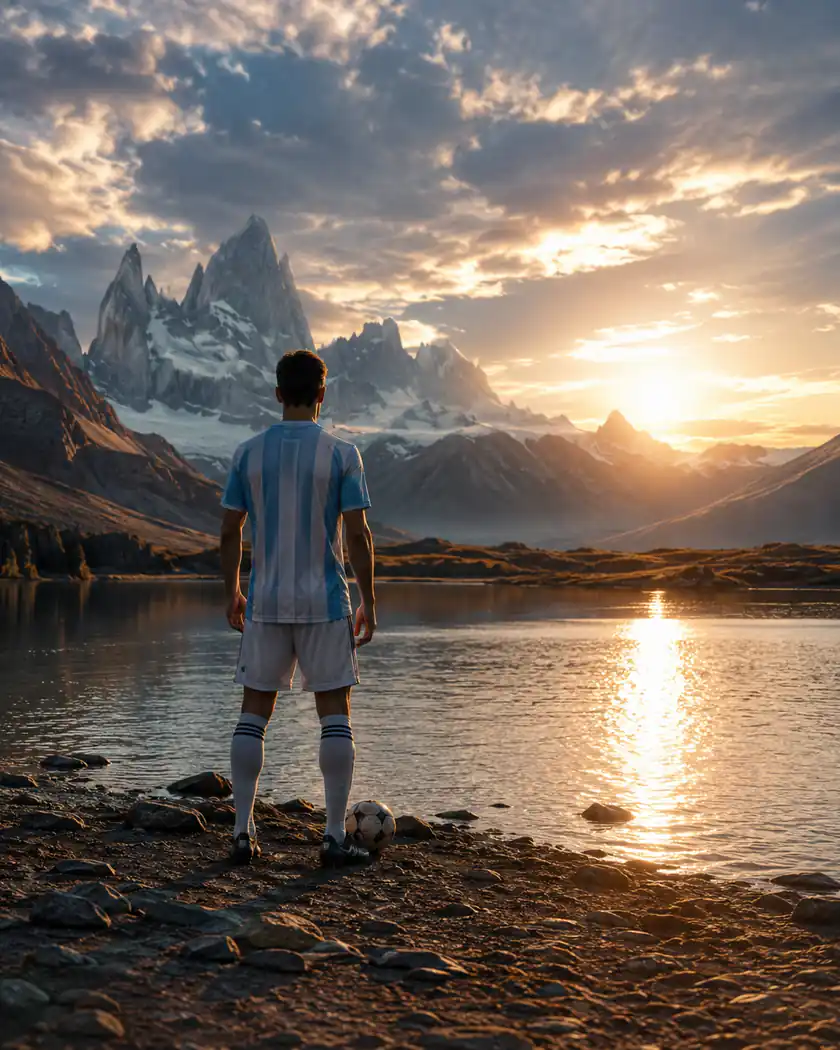 Argentina prompt example - Patagonia Football Fantasy