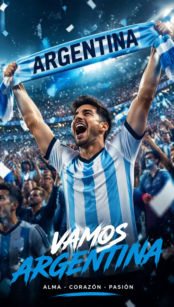 Argentina Jersey Celebration Prompt example