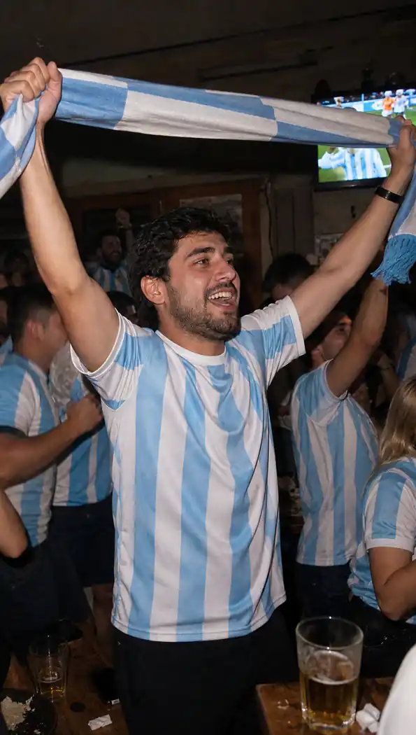 Argentina watch party flash photo prompt example