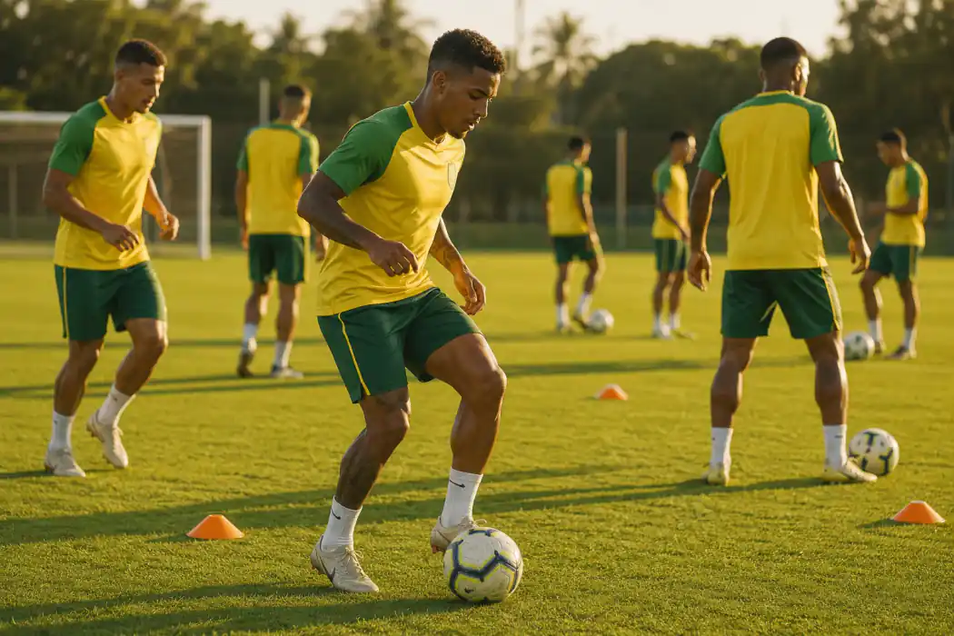 Brasilien-Prompt-Beispiel - Trainingstag-Poster