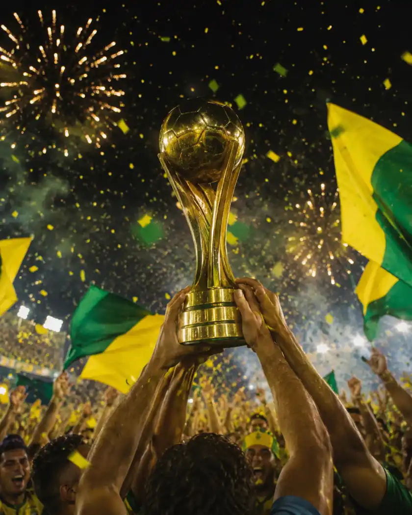 Brasilien-Prompt-Beispiel - Trophäentraum-Feier