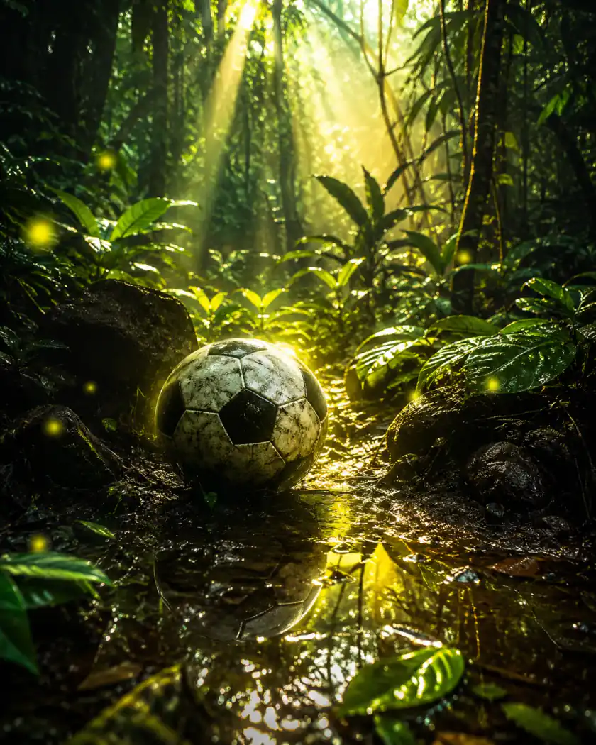 Brasilien-Prompt-Beispiel - Amazonas-Fantasy-Fußball