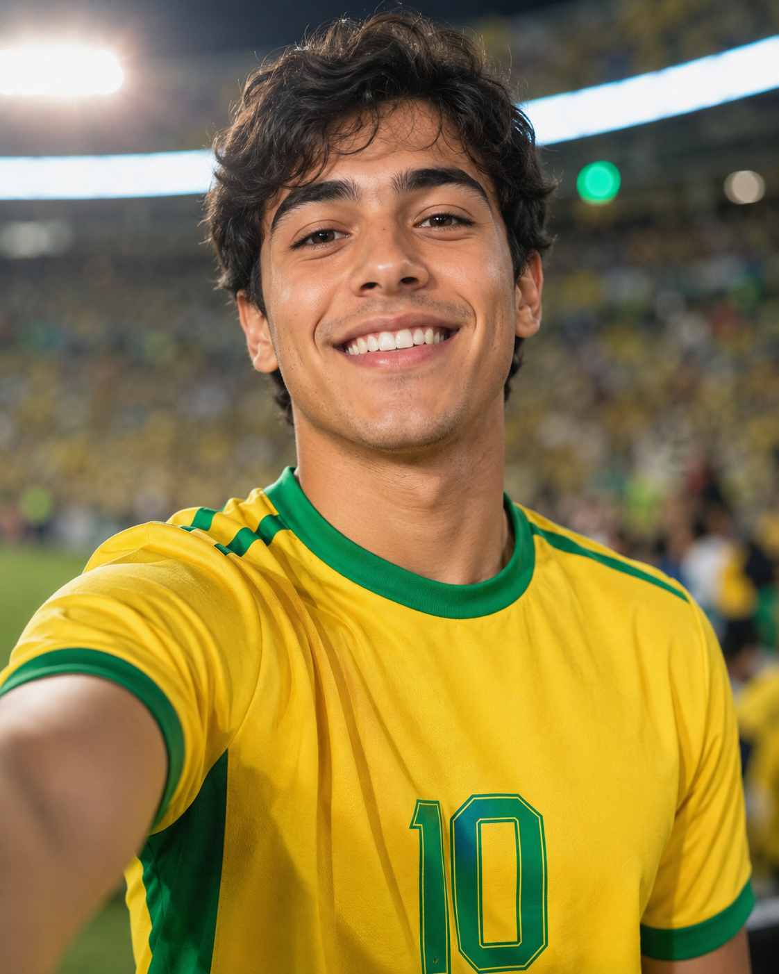 Brazil Jersey Photo Edit Prompt example