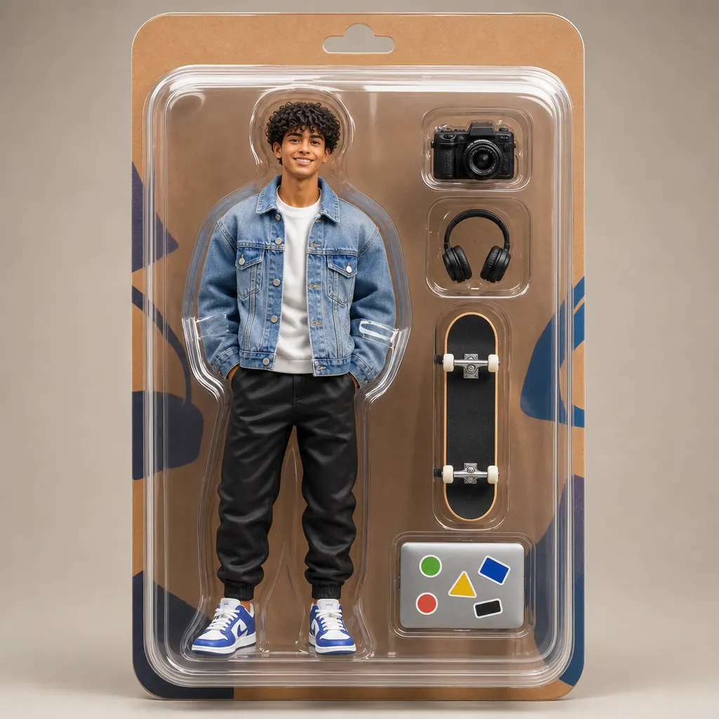 Action Figure Menino exemplo