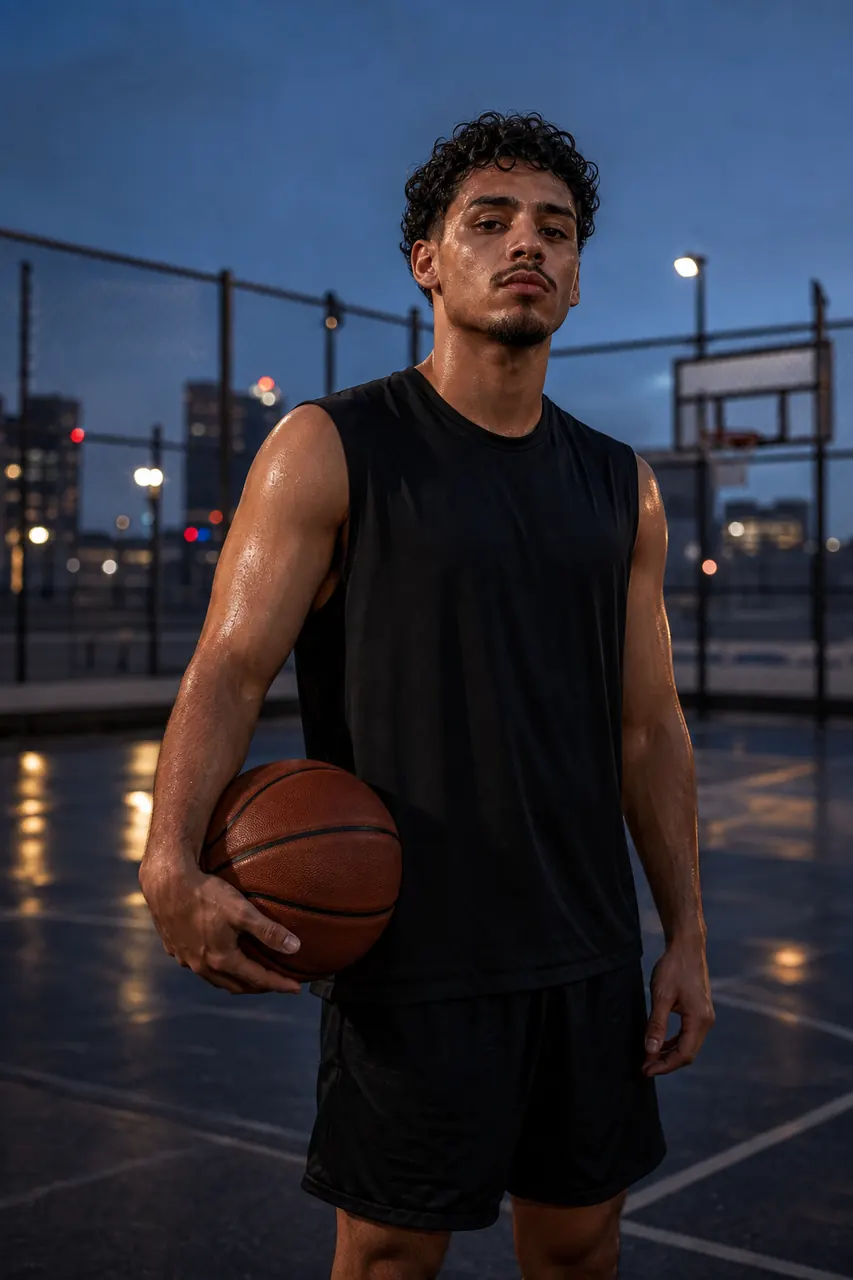 Basketball Rua Menino exemplo