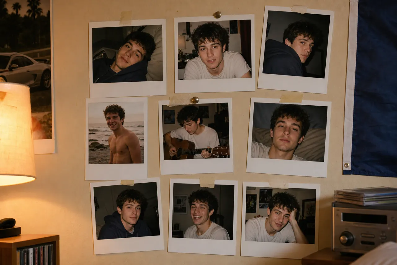Polaroid Wall Menino exemplo