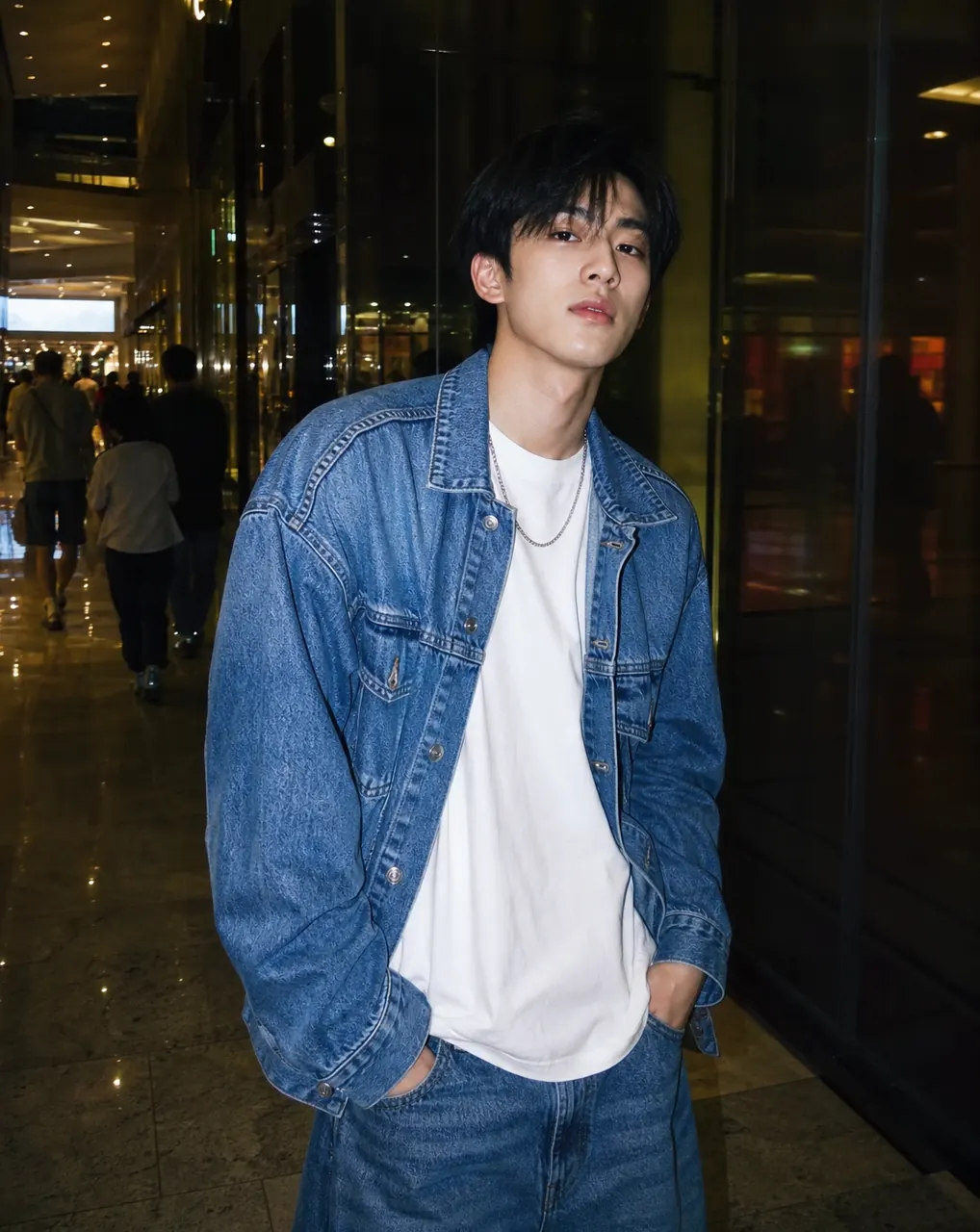 Y2K Mall 플래시 남자 예시