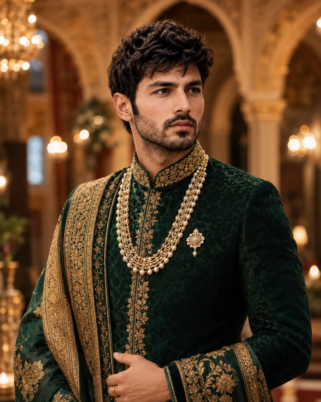 Royal Traditional Menino Retrato exemplo