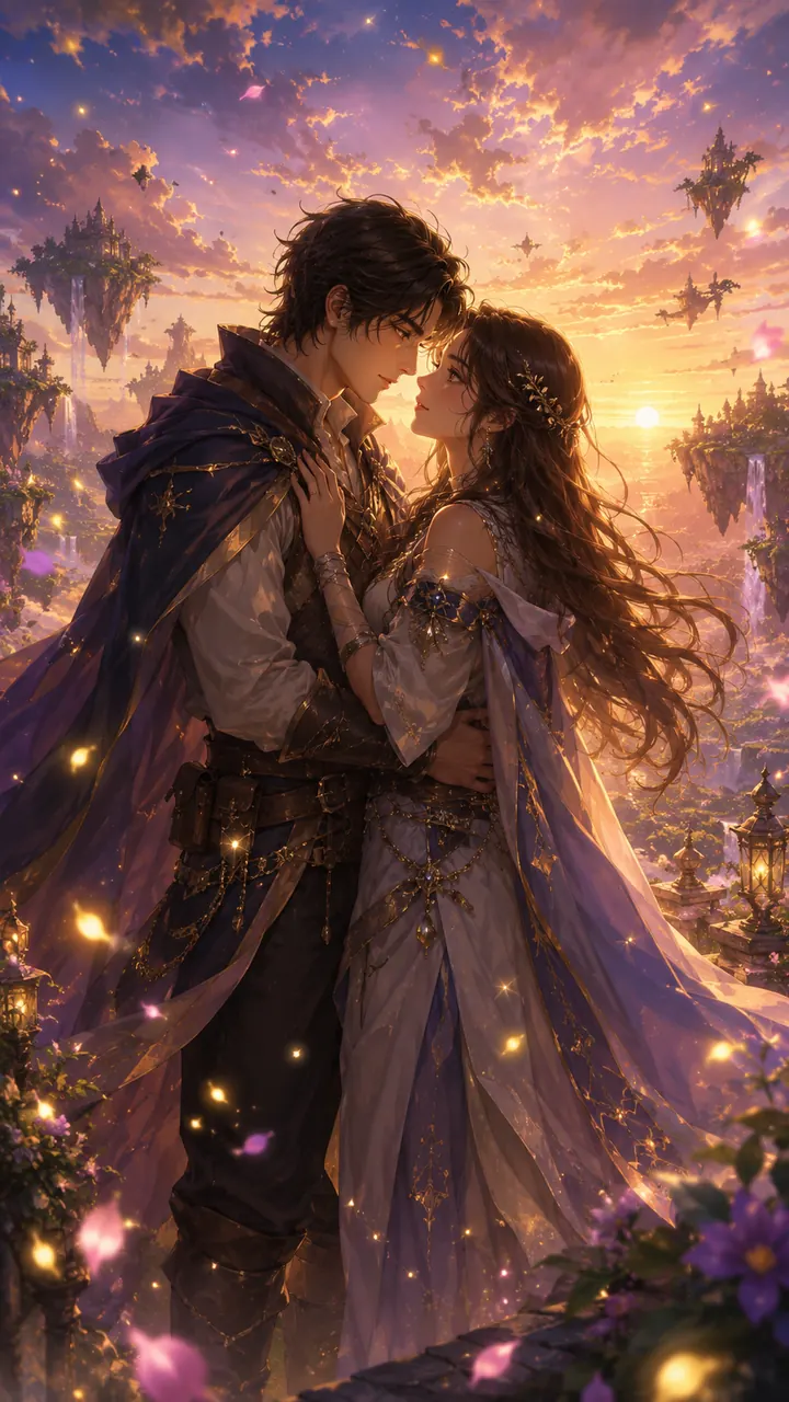 Fantasy Anime-Inspired Pareja ejemplo