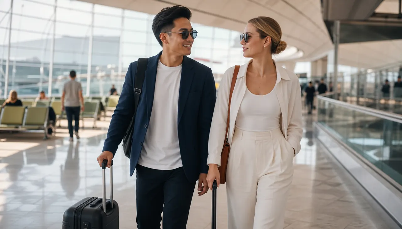 Influencer Airport Pareja ejemplo