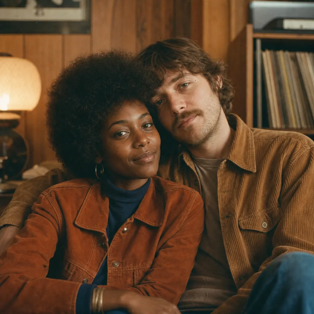 Retro Película Pareja ejemplo