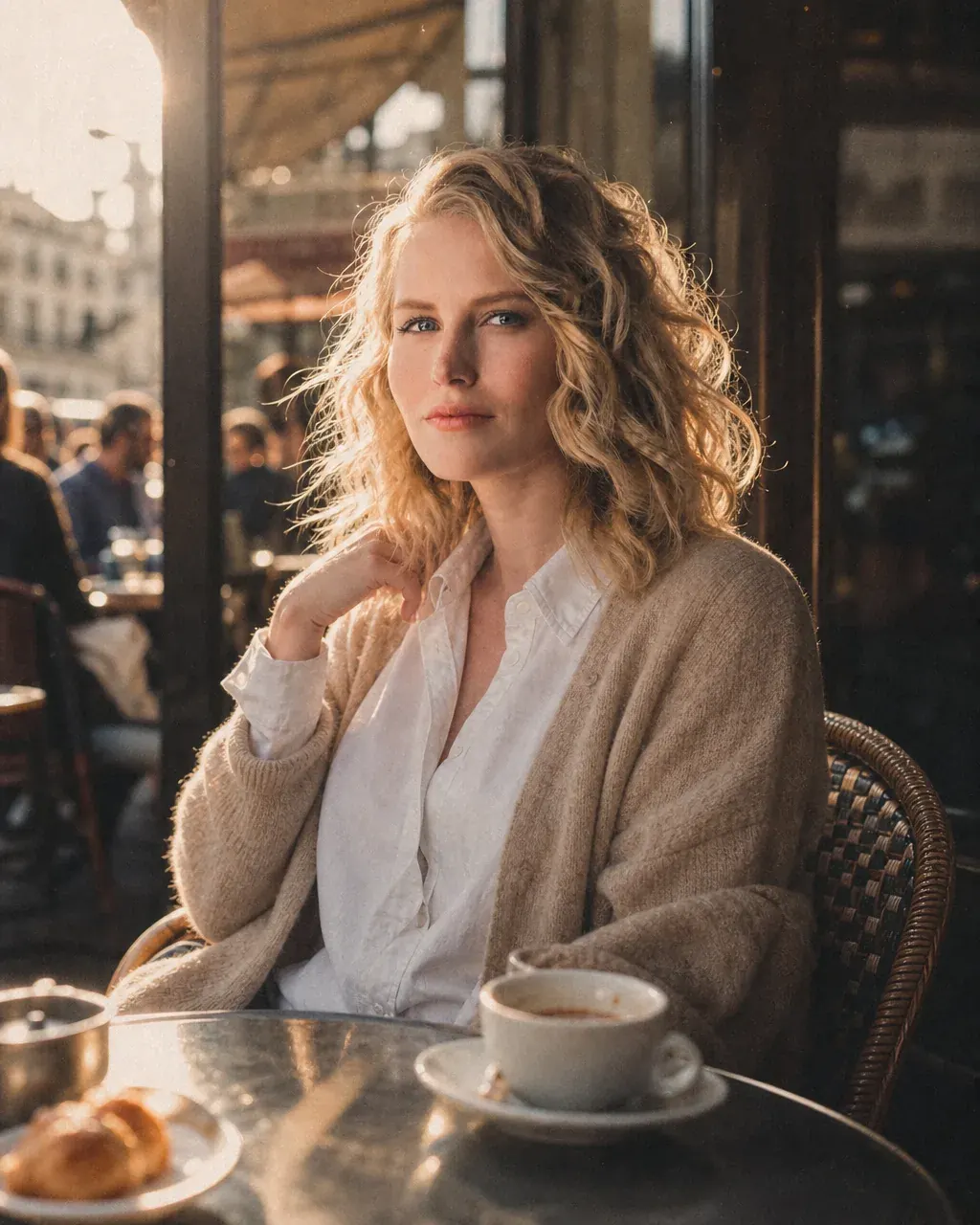 Analog Café Fille exemple