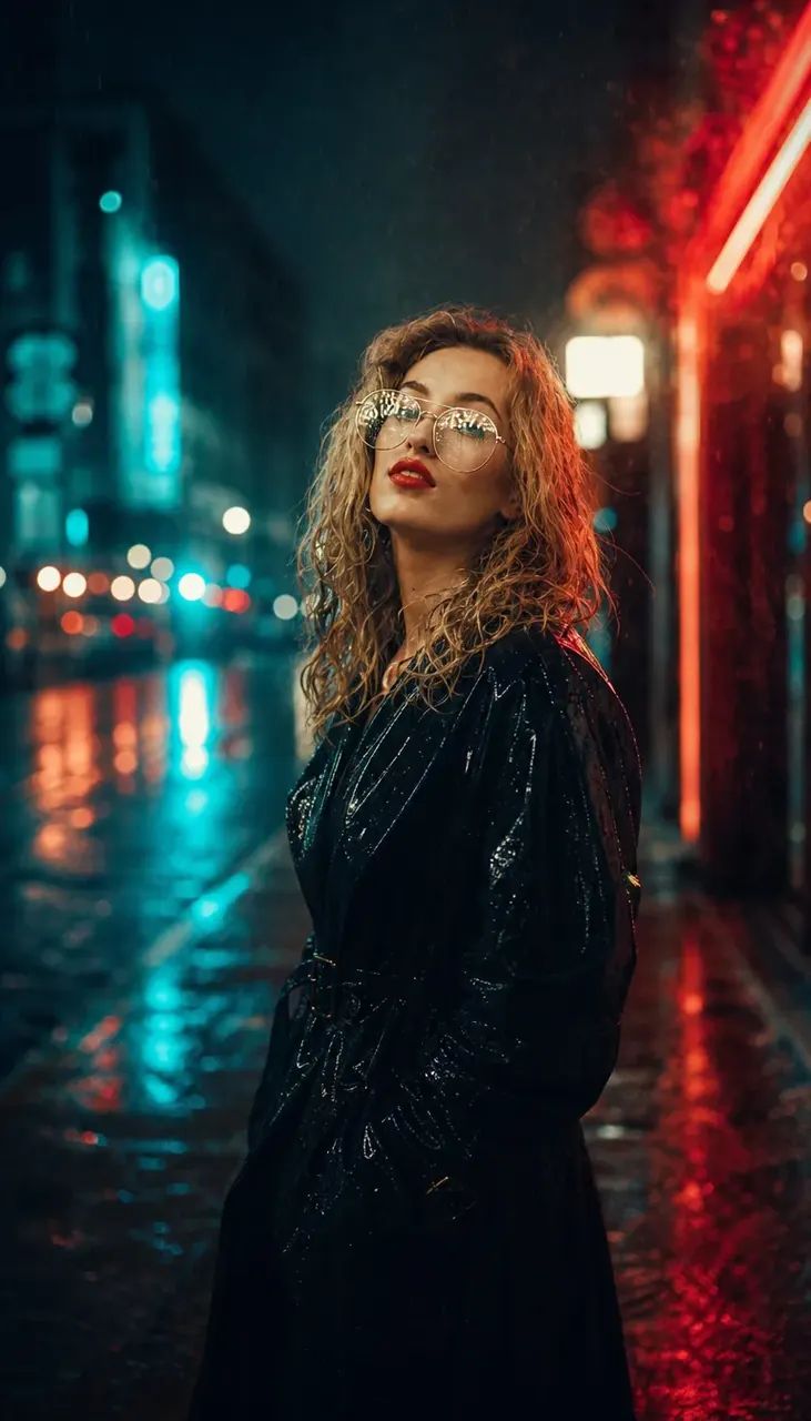 Neon Cinema Fille exemple