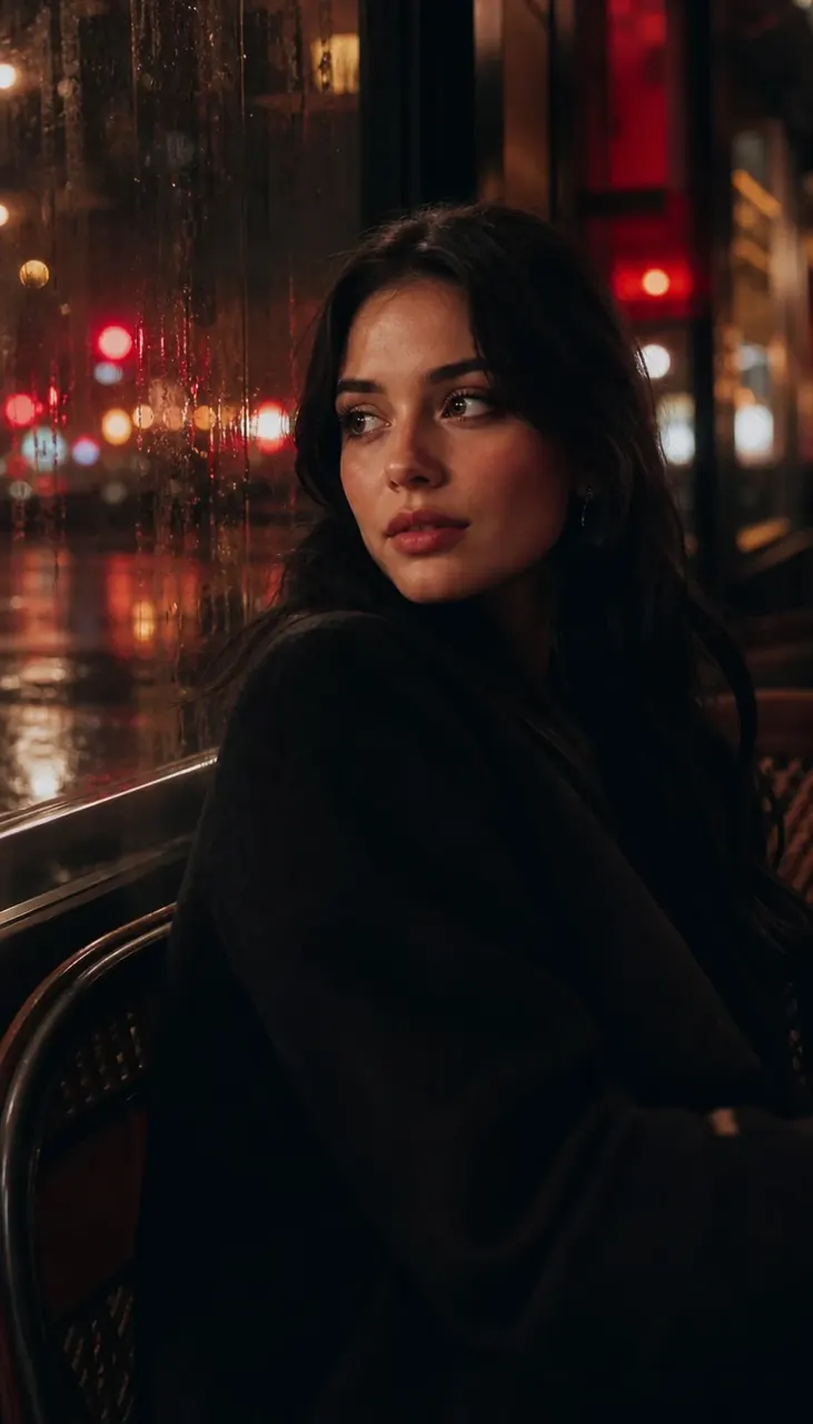 Rainy Window Film Fille exemple