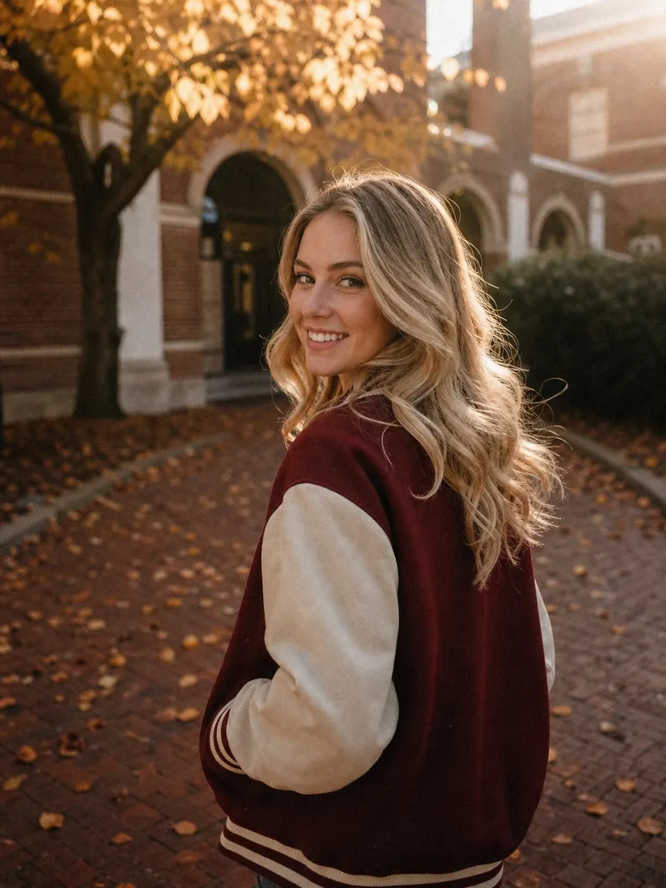 Rétro Campus Film Fille exemple
