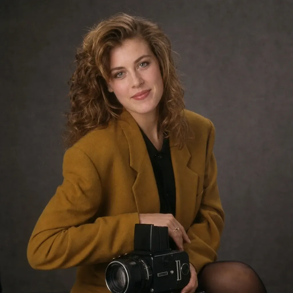 Yearbook Club Portrait Fille exemple