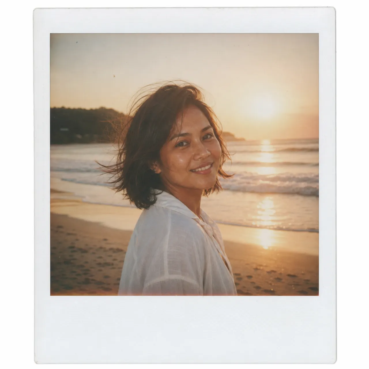 Beach 폴라로이드 Cinema 예시
