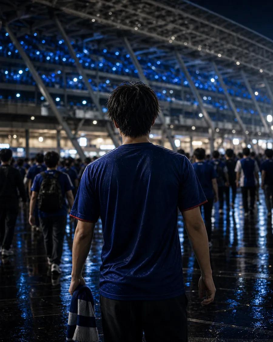 Japan AI football video starter prompt example