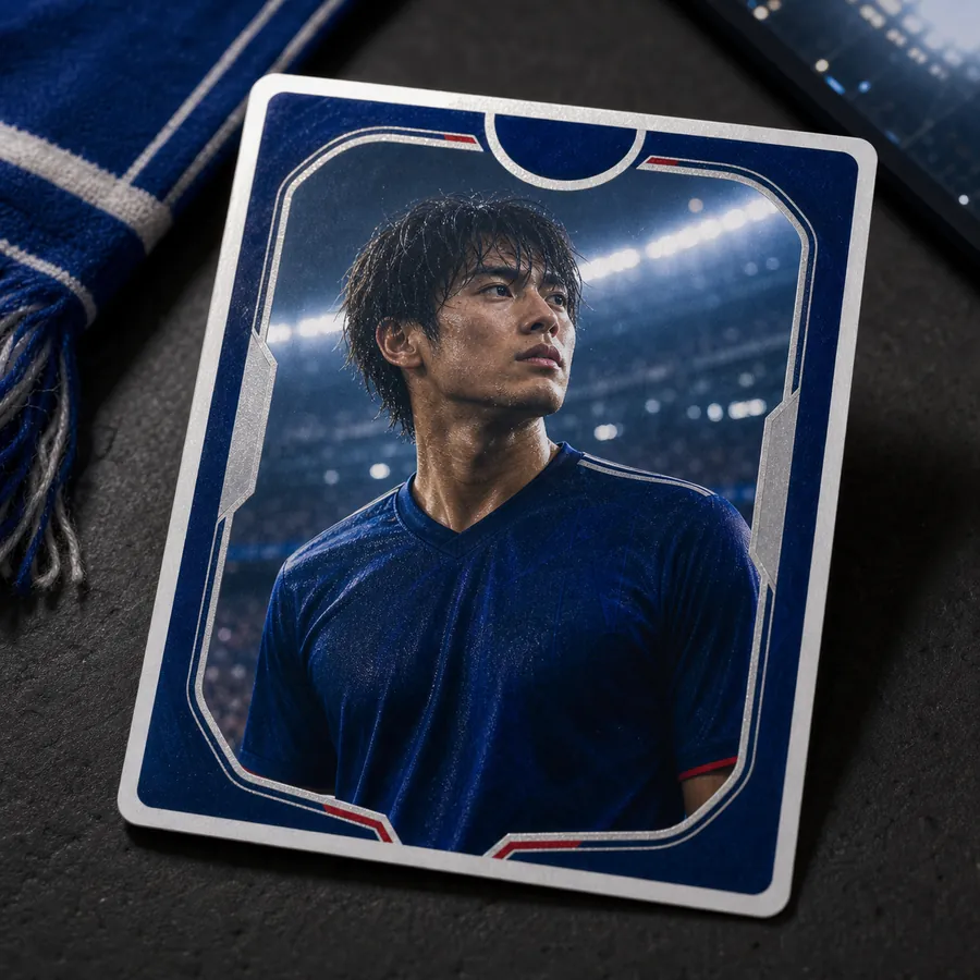 Japan fantasy player card prompt example
