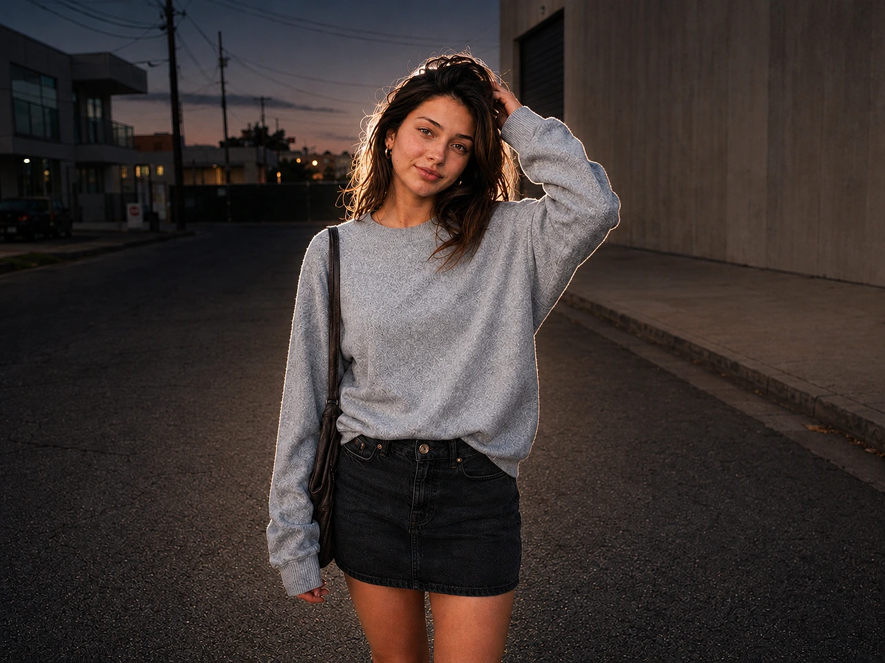 Midnight flash lofi dusk filter effect