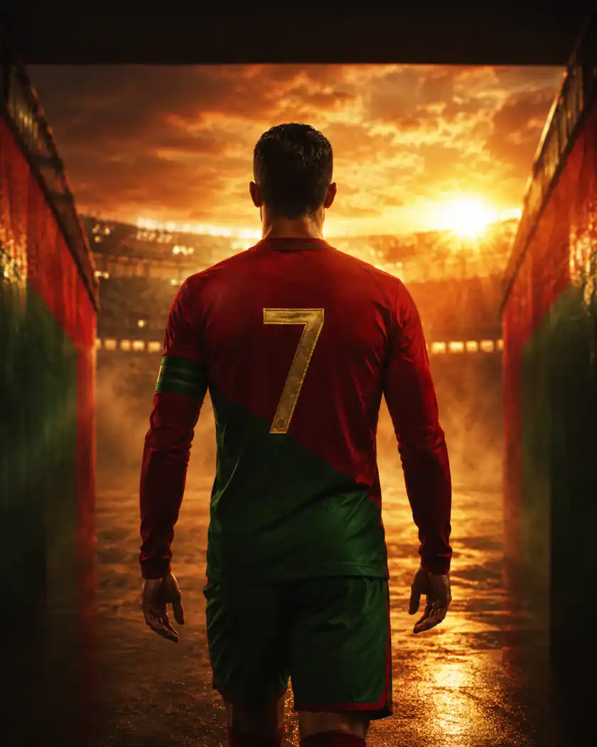 Portugal-Prompt-Beispiel - Nummer 7 Vermächtnis-Silhouette
