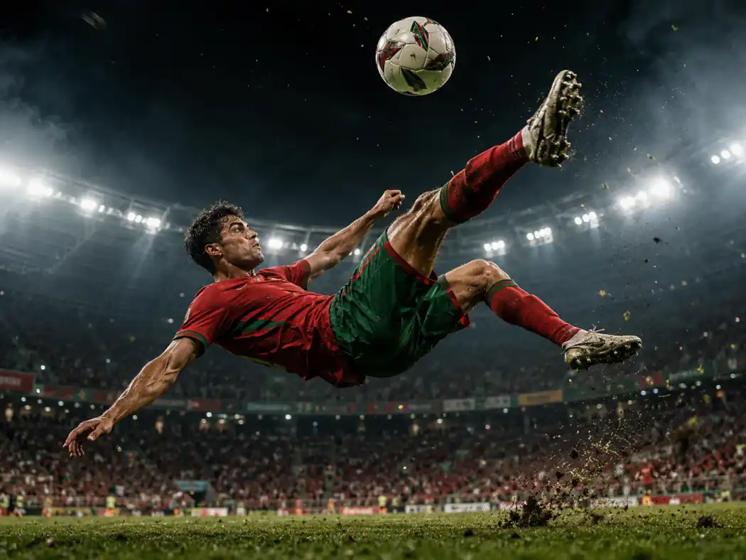 Portugal-Prompt-Beispiel - Fallrückzieher-Poster
