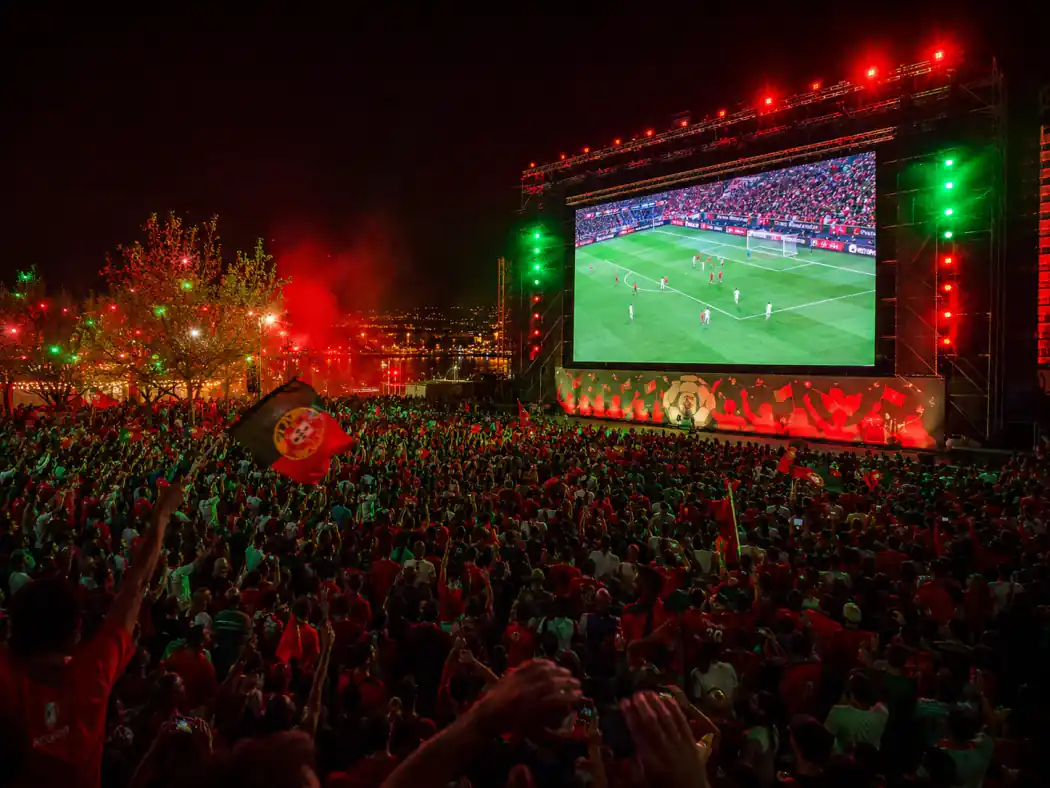 Portugal-Prompt-Beispiel - Portugal-Fan-Zone