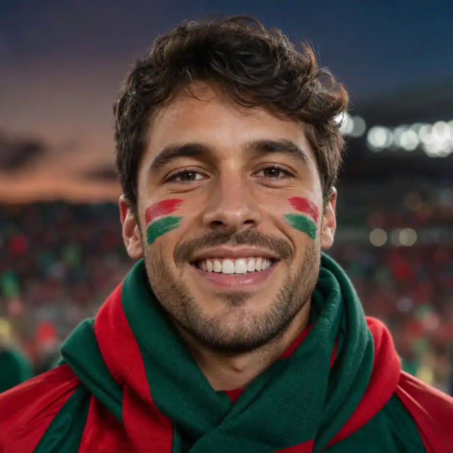 Beispiel für einen Portugal WM-Avatar-Prompt