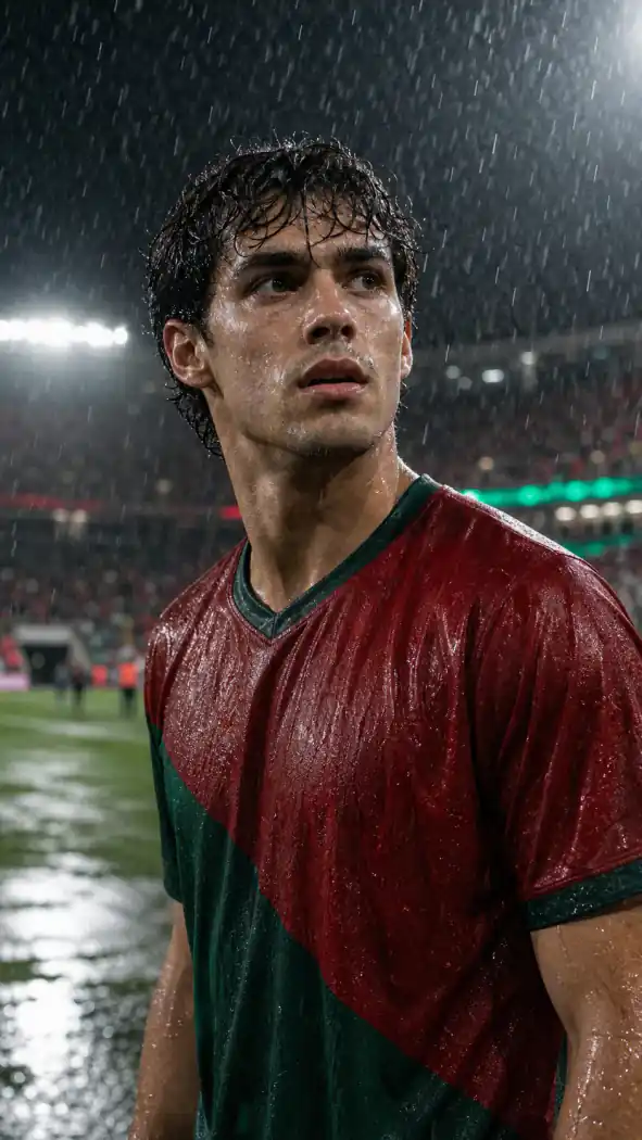 Beispiel für einen Portugal-Regenmatch-Krieger-Prompt