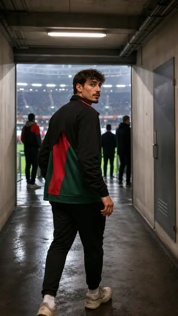 Beispiel für einen Portugal-Stadiontunnel-Prompt