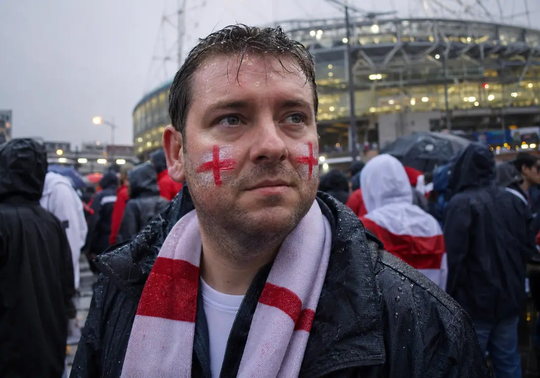England Rainy Matchday Face Paint world cup ai makeup filter example