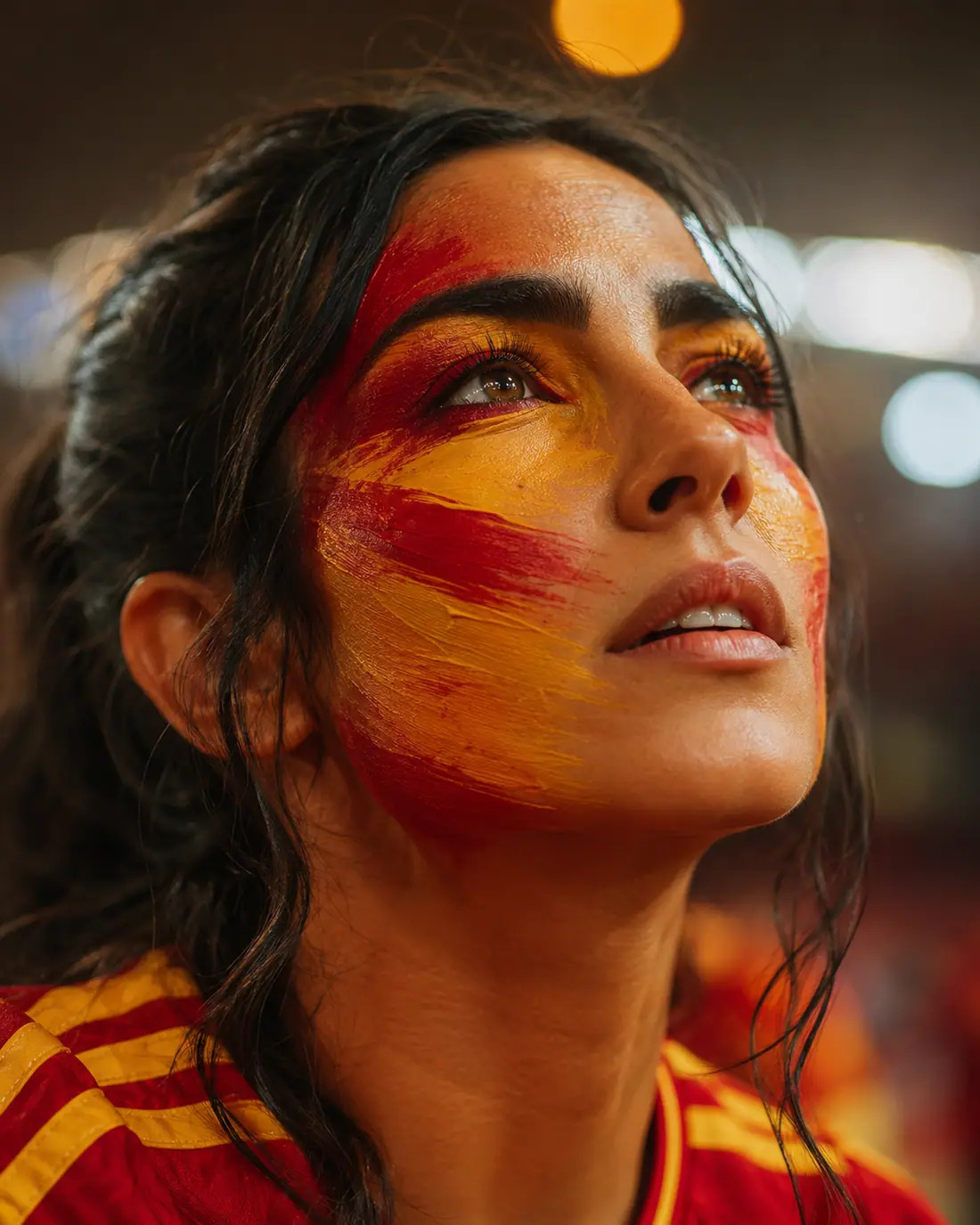 Spain Oil Painting Fan Filter world cup ai makeup filter example