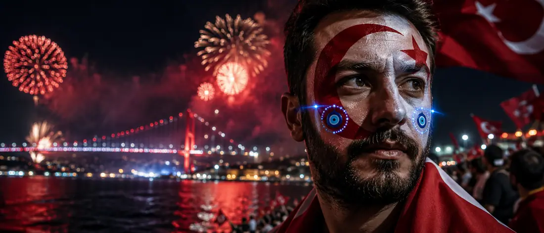 Turkey Evil Eye Glow Filter world cup ai makeup filter example