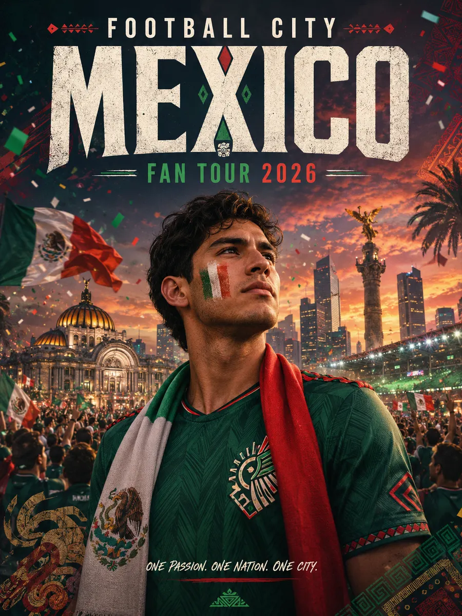 Host city football poster filter example