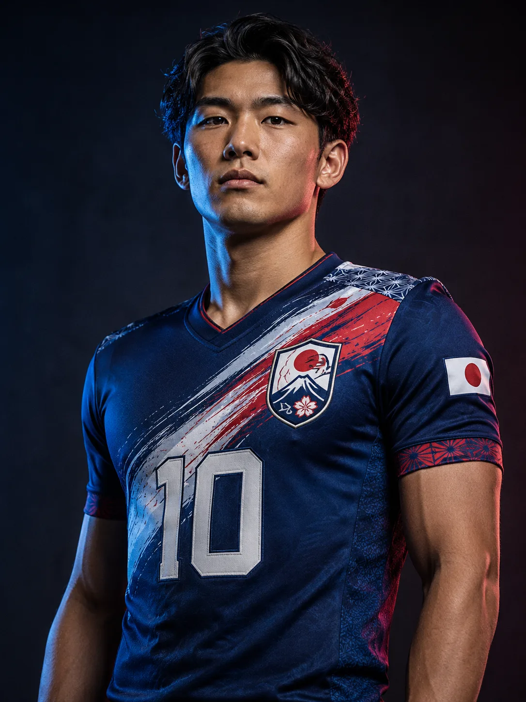 Media Day Portrait jersey edit world cup filter example