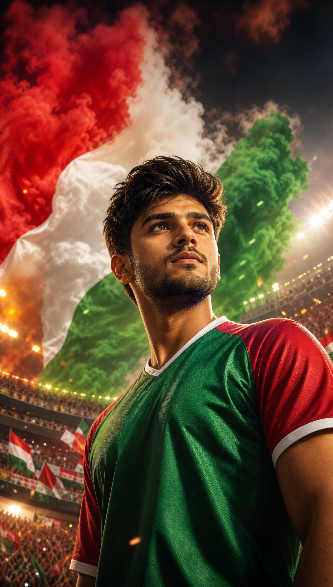 CR7 Side-by-Side Fan Poster Prompt example