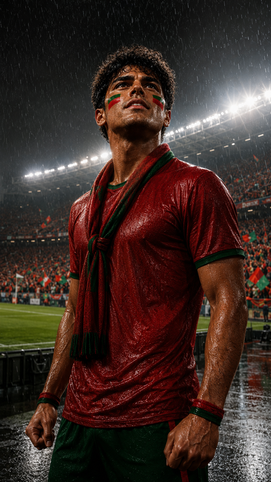 Handshake with CR7 Fan-Art Prompt example